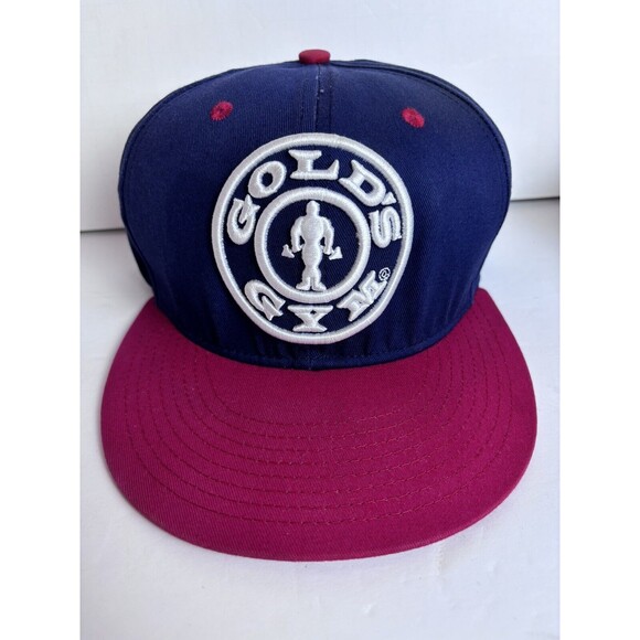 GOLD'S GYM & BODYBUILDING Hat LOT of 2 Snapback Vintage Gear Weightlifting Caps - Picture 2 of 11